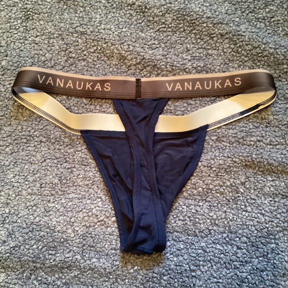 Navy blue Thong, large - Picture 3 of 4